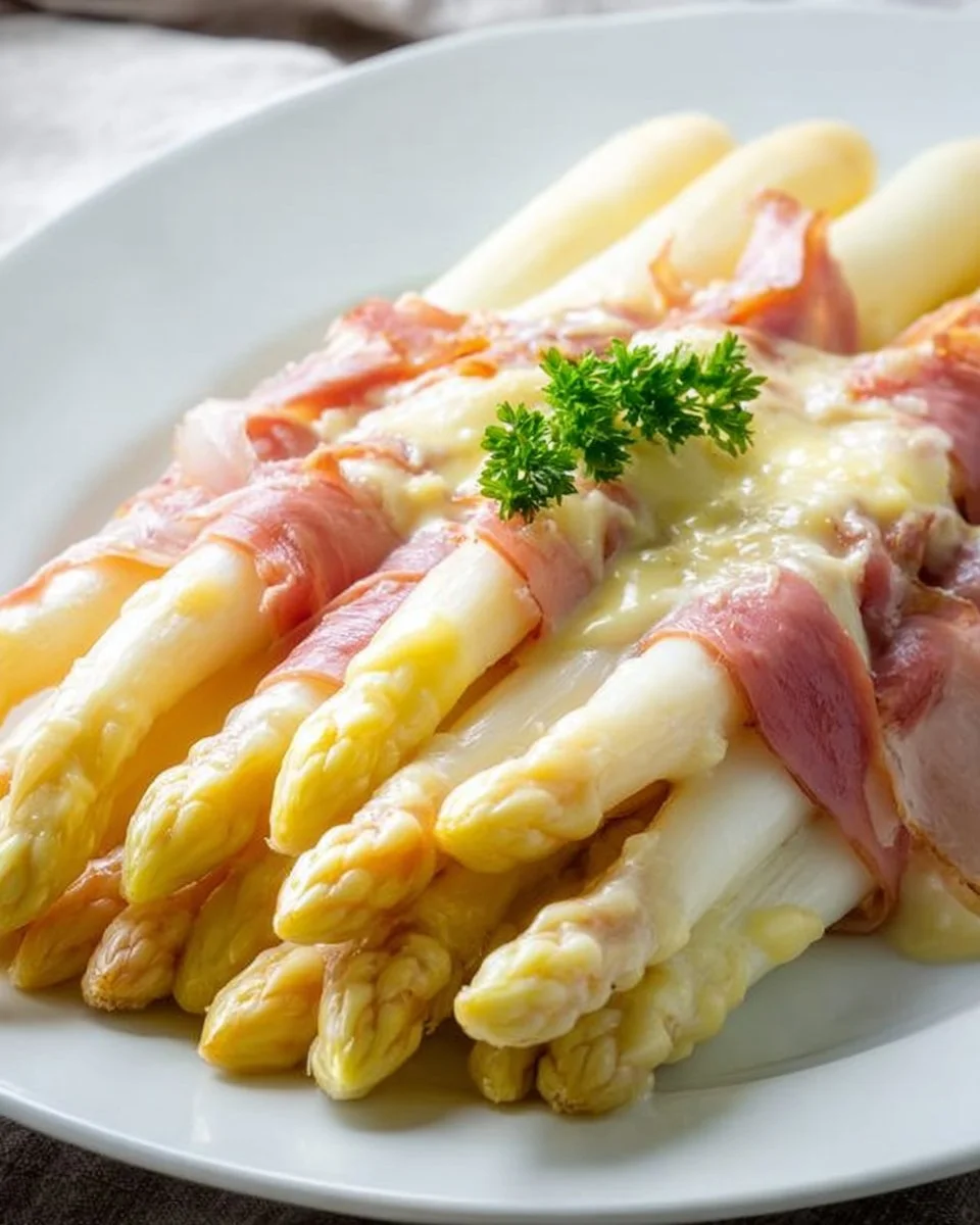 Spargel überbacken